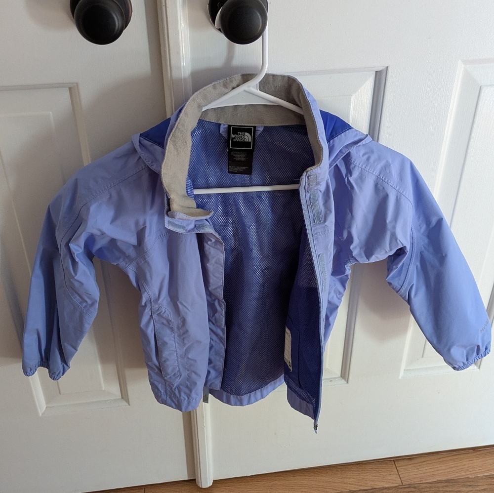 Girls XXS North Face Rain Jacket
